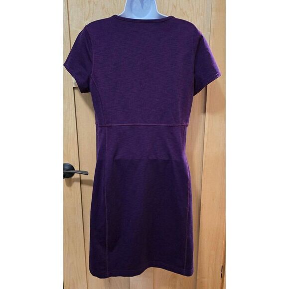 Duluth Trading NoGa Purple Activewear Dress M Nylon/Spandex Blend Short Sleeve - Picture 4 of 6